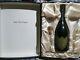 Vintage 1983 Dom Perignon empty Bottle in Box with Champagne Glasses cork Flutes
