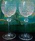 Vintage 2 Waterford Crystal CASTLETOWN Wine Hock Goblets 7.5 HTF Stemware