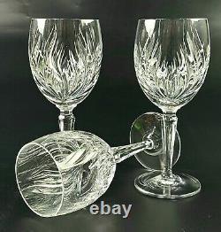 Vintage -3 Nocturne Pattern Wine Glasses by Gorham Crystal Rare as Discontinued