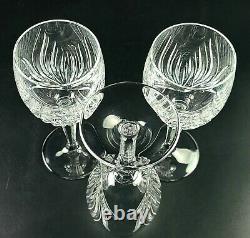 Vintage -3 Nocturne Pattern Wine Glasses by Gorham Crystal Rare as Discontinued