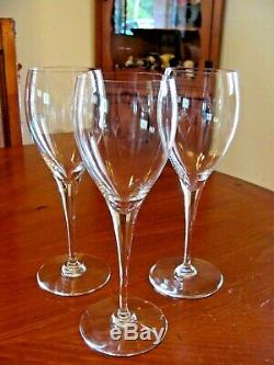 Vintage 3'baccarat' St. Remy French Crystal Claret Wine/water Pedestal Glasses