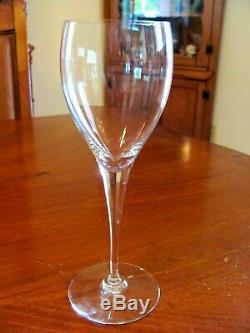 Vintage 3'baccarat' St. Remy French Crystal Claret Wine/water Pedestal Glasses