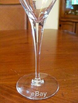 Vintage 3'baccarat' St. Remy French Crystal Claret Wine/water Pedestal Glasses