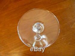 Vintage 3'baccarat' St. Remy French Crystal Claret Wine/water Pedestal Glasses