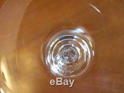 Vintage 3'baccarat' St. Remy French Crystal Claret Wine/water Pedestal Glasses