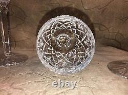 Vintage 4 Waterford Crystal Lismore Balloon Wine Stem Glasses