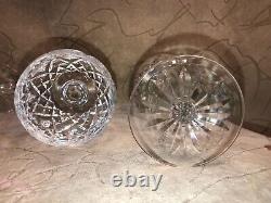 Vintage 4 Waterford Crystal Lismore Balloon Wine Stem Glasses