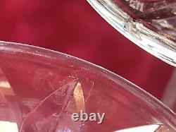 Vintage 4 Waterford Crystal Lismore Balloon Wine Stem Glasses