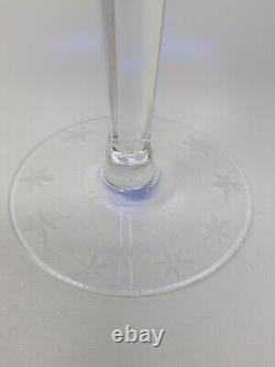 Vintage 9135264 Überfang-römer Set Of 3 Wine Glasses Blue Clear Stemmed
