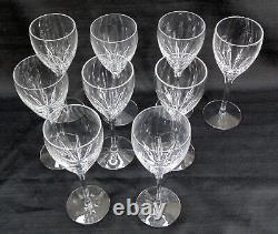 Vintage 9 Lenox Firelight Wine Glasses 7 7/8 Stemware