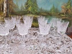 Vintage Alana waterford crystal wine glasses marked