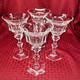 Vintage And Elegant Moser Diplomate Red Wine Glasses Set Of Four