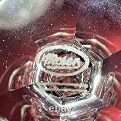 Vintage And Elegant Moser Diplomate Red Wine Glasses Set Of Four