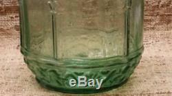 Vintage Antique Green Hand Blown Glass Wine Bottle 1/2 Gal. + Unknown