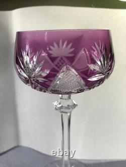 Vintage/Antique Val St. Lambert Leaded Wine/Cordial Crystal