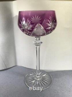 Vintage/Antique Val St. Lambert Leaded Wine/Cordial Crystal