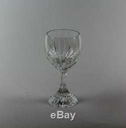 Vintage BACCARAT Crystal MASSENA Pattern 5 7/8 BORDEAUX WINE GLASSES SET OF 7