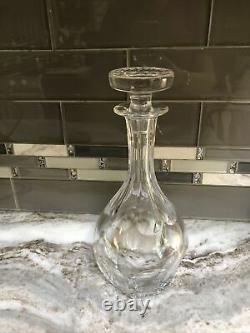 Vintage BACCARAT Whiskey Wine Clear GLASS DECANTER Made In France 11 In