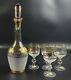 Vintage BOC47 by BOHEMIA CRYSTA Wine Glasses & Decanter SetL-CRYSTALEX