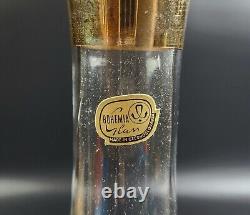 Vintage BOC47 by BOHEMIA CRYSTA Wine Glasses & Decanter SetL-CRYSTALEX