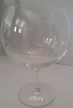 Vintage Baccarat Crystal Balloon Wine Glasses (4)