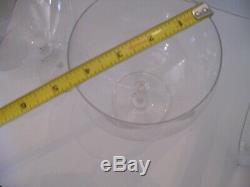Vintage Baccarat Crystal Balloon Wine Glasses (4)