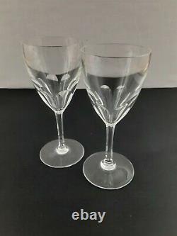 Vintage Baccarat Crystal Genova Port Wine Glasses (set of 2) 6-1/2- Excellent