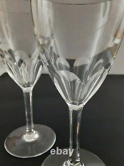 Vintage Baccarat Crystal Genova Port Wine Glasses (set of 2) 6-1/2- Excellent