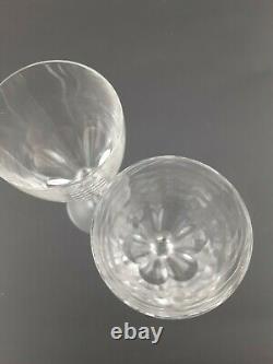 Vintage Baccarat Crystal Genova Port Wine Glasses (set of 2) 6-1/2- Excellent