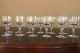 Vintage Baccarat Crystal Normandie pattern Claret Wine Goblets Set of 12