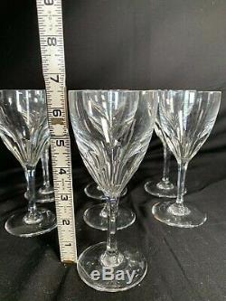 Vintage Baccarat Crystal Wine Glasses Set of 7