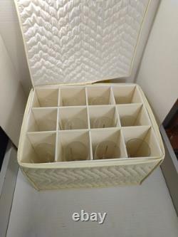 Vintage Baccarat France Crystal Wine Glasses Set Of 12 pcs 7in Tall