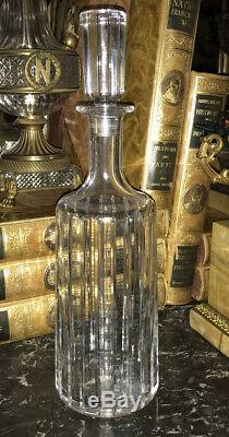 Vintage Baccarat Harmonie Crystal Round Whiskey Wine Decanter