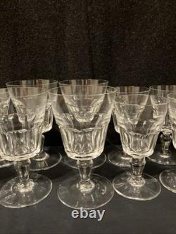 Vintage Baccarat Missouri Crystal Wine Water Goblet Glass Cordial France Lot 11