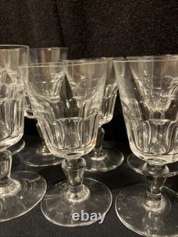 Vintage Baccarat Missouri Crystal Wine Water Goblet Glass Cordial France Lot 11