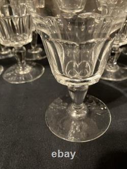 Vintage Baccarat Missouri Crystal Wine Water Goblet Glass Cordial France Lot 11