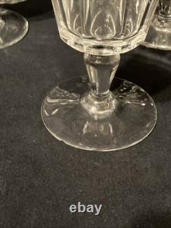 Vintage Baccarat Missouri Crystal Wine Water Goblet Glass Cordial France Lot 11
