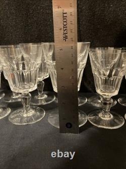 Vintage Baccarat Missouri Crystal Wine Water Goblet Glass Cordial France Lot 11