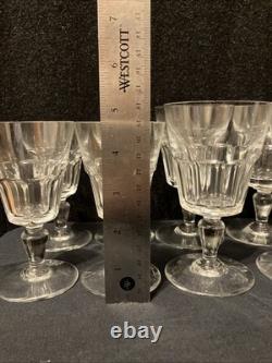 Vintage Baccarat Missouri Crystal Wine Water Goblet Glass Cordial France Lot 11