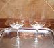 Vintage Baccarat Perfection Water Goblets (2) Wine Glasses Plain 7 1/8 T France