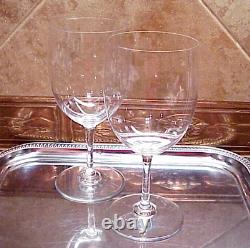 Vintage Baccarat Perfection Water Goblets (2) Wine Glasses Plain 7 1/8 T France