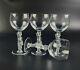Vintage Bacchante (Frosted Nude Stem) by Bayel Wine Glasses Set of 4