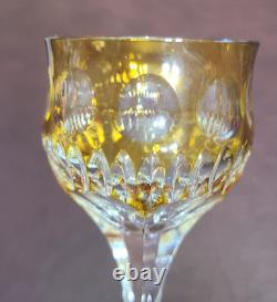 Vintage Barthmann Leaded Crystal 5 In Wine Glasses Cut-to-Clear Set of 11 Rare