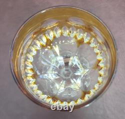 Vintage Barthmann Leaded Crystal 5 In Wine Glasses Cut-to-Clear Set of 11 Rare