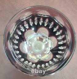 Vintage Barthmann Leaded Crystal 5 In Wine Glasses Cut-to-Clear Set of 11 Rare