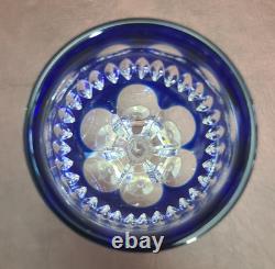 Vintage Barthmann Leaded Crystal 5 In Wine Glasses Cut-to-Clear Set of 11 Rare