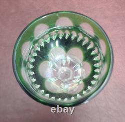 Vintage Barthmann Leaded Crystal 5 In Wine Glasses Cut-to-Clear Set of 11 Rare