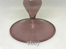 Vintage Bimini Glass Large Wine Or Cocktail Glass-Candle Holder-Vase 11 1/2