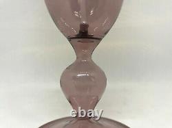 Vintage Bimini Glass Large Wine Or Cocktail Glass-Candle Holder-Vase 11 1/2