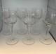Vintage Bohemia Crystalex Suzanne Crystal White Wine Glasses Set of 6 Air Twist